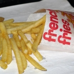 Jenny's order of french fries.